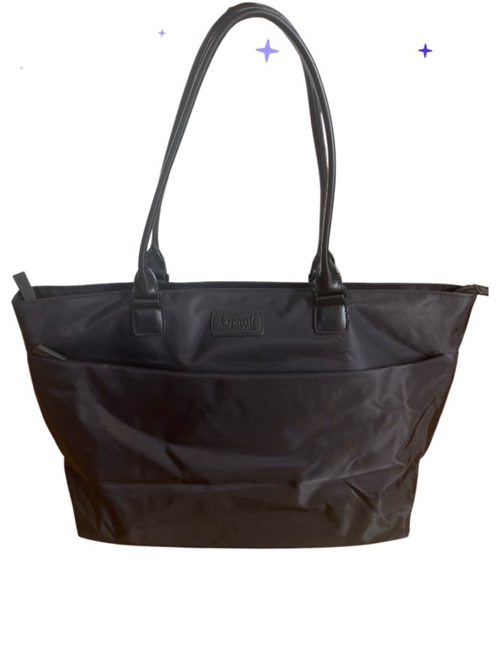 Lipault Paris Plume Shopping Tote / Overnighter Bag.